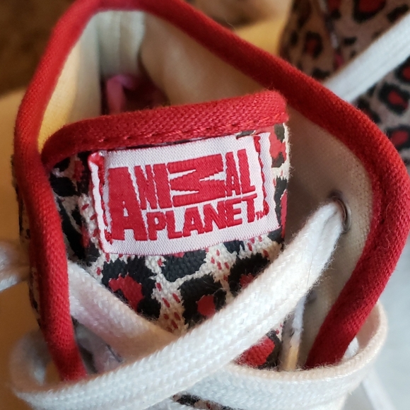 High top red sneakers animal planet - Picture 10 of 13